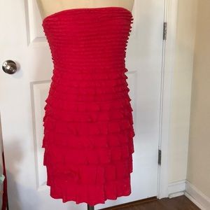 NWT Tiered ruffle tube dress